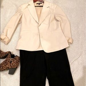 Cream blazer